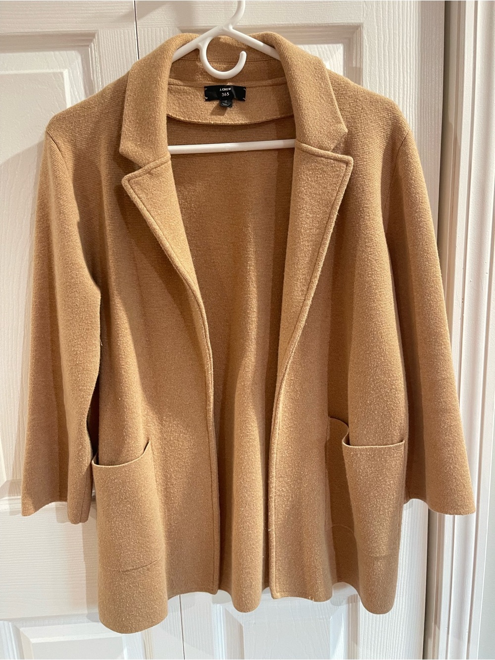 Tan Camel J Crew Sophie Sweater Blazer Size S